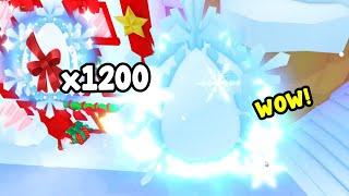 I Hatched 1200 Exclusive Snowflake Egg In Pet Simulator 99!