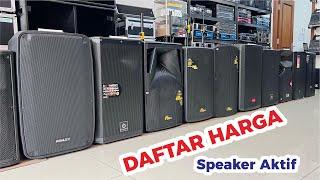 DAFTAR HARGA SPEAKER AKTIF JULI 2024