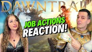 Final Fantasy XIV: DAWNTRAIL - Job Actions Trailer REACTION!