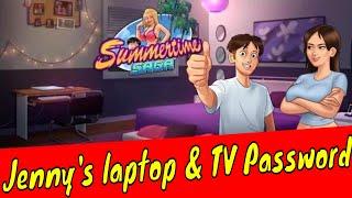 Summertime saga Jenny Laptop Password & Pink Channel Password | Jenny's Computer Password 0.20.11