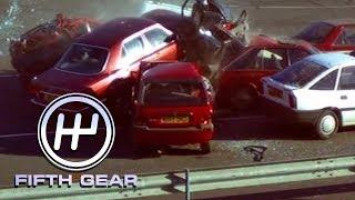 Fifth Gear's Motorway Pile-up | Fifth Gear Classic