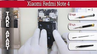 How to disassemble  Xiaomi Redmi Note 4 Take apart Tutorial