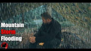 ️ Thunder & Lightning - SOLO Camping in a Violent Colorado Storm - Heavy Rain Adventure - Part 2