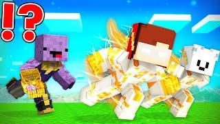 GODSPEED Speedrunners vs THANOS Hunter in Minecraft  - Maizen JJ and Mikey