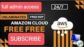 How to Create Free RDP/VPS Cloud free rdp 24/7 on AMAZON AWS | Free main RDP kaise banaye