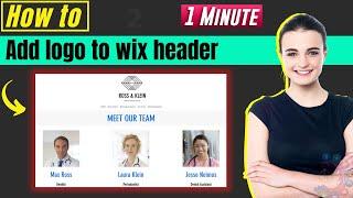 How to add logo to wix header 2025