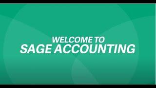 Intro to Sage Business Cloud Accounting