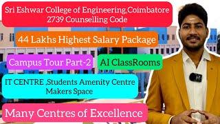 Sri Eshwar College of Engineering-2739|Campus Tour Part -2|IT Centre,AI Classrooms,Amenity Centre