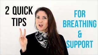 Freya's Singing Tips: 2 Quick Tips For Better BREATHING And SUPPORT