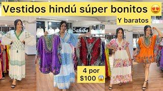 Vestidos 4 por $100 pesos súper bonitos y baratos  Ropa hindú