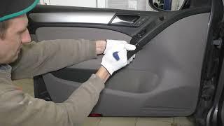 Как снять обшивку передней двери VW Golf 6