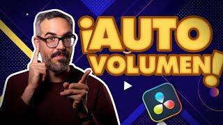 Disminuye el volumen AUTOMÁTICAMENTE en DaVinci Resolve [TUTORIAL audio ducking]