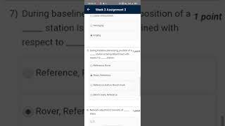 Digital Land Surveying and Mapping |Week 3rd assignment | Nptel course...