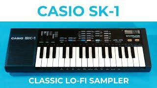 Casio SK-1 sampling keyboard - classic lo-fi sampler!