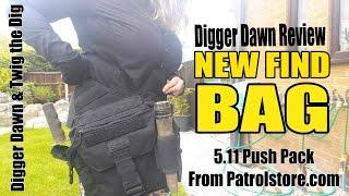 Beginners guide to metal detecting  - Digger Dawn New Finds Bag - 5.11 Push Pack bag (12)