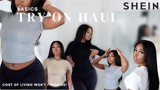 SHEIN BASICS TRY ON HAUL... You don't need a bbl, you need new clothes | LISAAH MAPSIE