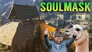 ВЫЖИТЬ В SOULMASK 2024 - ВЫЖИВАНИЕ В ОТКРЫТОМ МИРЕ. ПРИРУЧЕНИЕ АЛЬПАКИ (СТРИМ) #5