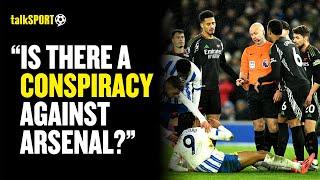 "No Brighton Player Reacted!" Arsenal Fans CONFRONT Former PL Referee Over Saliba Penalty Decision