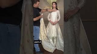 How To drape saree as Hyderabadi Dupatta I Shoaib Khan I Different way of draping Saree