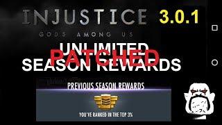 ***PATCHED***  GLITCH for Unlimited Season Rewards, Injustice GAU 3.0.1 (corrected version)