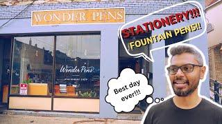 Visiting Wonder Pens Stationery Shop in Toronto!