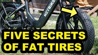 Tips & Tricks For FAT TIRES On An Electric Bike