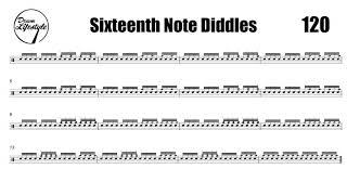 Sixteenth Note Diddle Builder