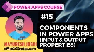 15. Components in Power Apps