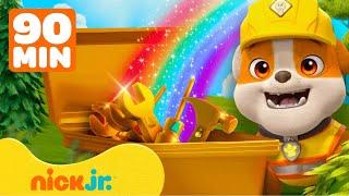 Rubble ontdekt regenboogschatten en reddingsacties met Chase| 2 uur compilatie | Nick Jr. Nederlands