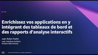 Enrichissez vos applications en intégrant des tableaux de bord & des rapports d'analyse interactifs