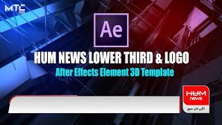 Free Lower Third & Logo | Adobe After Effects Template | MTC TUTORIALS