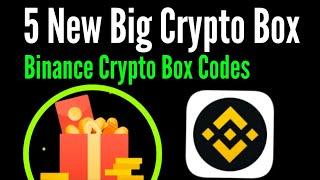 5 New Big Binance crypto box codes | New Binance crypto box codes today