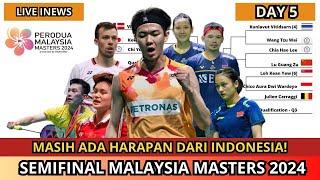 JADWAL SEMIFINAL MALAYSIA MASTERS 2024~TUAN RUMAH DOMINAN! START 12.00 WIB #malaysiamasters2024