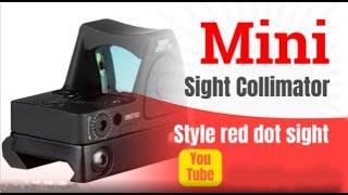 How To Use Mini RMR Red Dot Sight Collimator