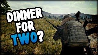 Working double-time for that CHICKEN! Duos w/ DrasseL PUBG Highlight