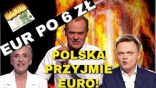 EUR PO 8 ZŁ! ZAPAŚĆ EMERYTUR PLN DO DOLARA EURO NISZCZENIE PLN