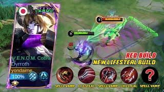 RED BUILDDYRROTH BEST LIFESTEAL BUILD 2024 | MLBB