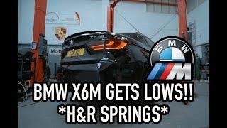 BMW X6M GETS LOWERED!! *H&R SPRINGS*