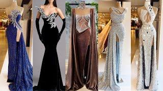 Luxury party wear dress designs | Red carpet hollywood celebrities gowns | prom night outfits