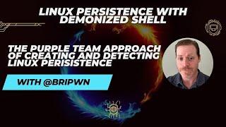 Linux Persistence Using Demonized Shell