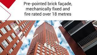 Welcome to Stofix UK. Ventilated brick slip cladding system fire rated over 18 metres.