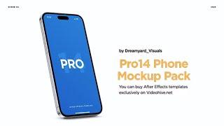 Phone 14 Pro Mockup Pack ( After Effects Template ) @aetemplates