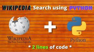 Wikipedia search using python | wikipedia api #shorts