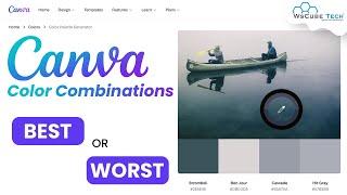 How To Find Color Palettes and Font Combinations - Create Professional Designs with Canva 
