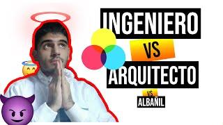 ¿Cuál es la diferencia entre el arquitecto y el ingeniero? INGENIERIA o ARQUITECTURA(ft. ALBAÑIL)