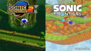 GREEN FOREST is looking a lot more like Green Hill now【Sonic Frontiers】【Sonic Adventure 2】GAMEPLAY