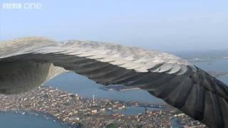 Common Cranes Fly Over Venice (Narrated by David Tennant) - Earthflight  - BBC One