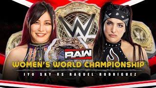 WWE | Iyo Sky vs Raquel Rodriguez Full Match | WWE RAW Highlights Today