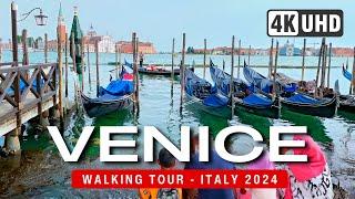 VENICE Walking Tour 4K  ITALY 2024with SUBTITLES (▶135 min)