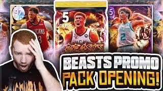 Insane *BEASTS* PROMO Pack OPENING! So Many CRAZY Galaxy OPALS!! (NBA 2K22 MyTeam)